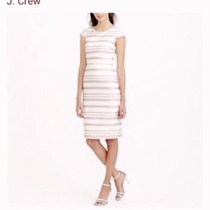 Pink and white J.Crew dress size 6